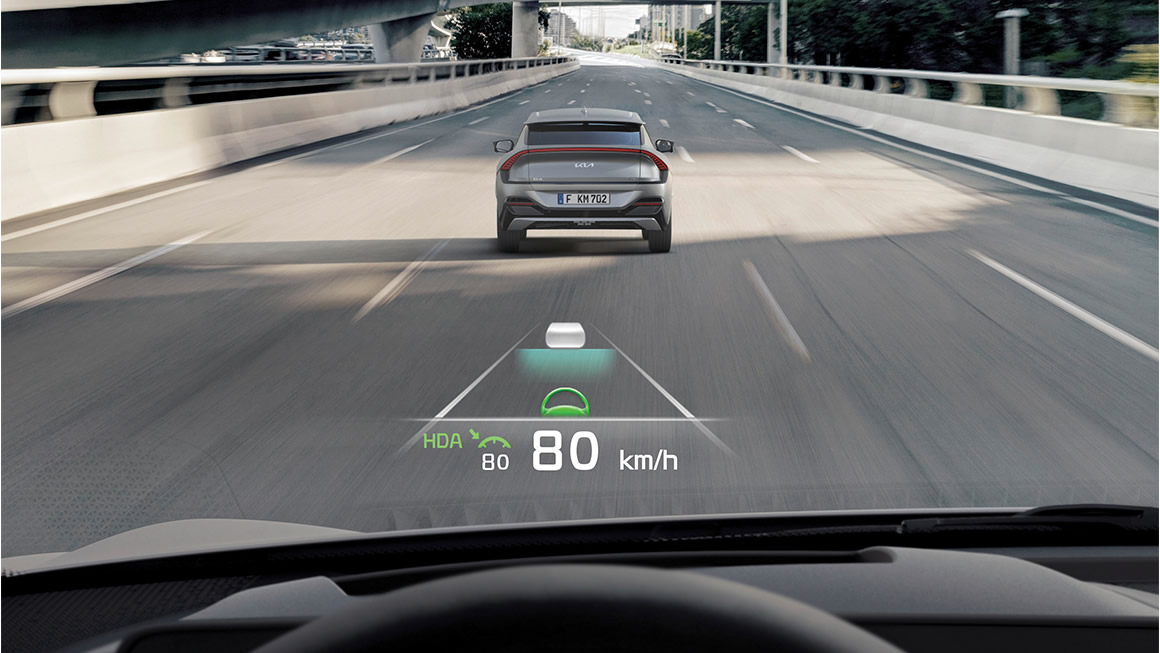 AR Head-up-Display im Einsatz